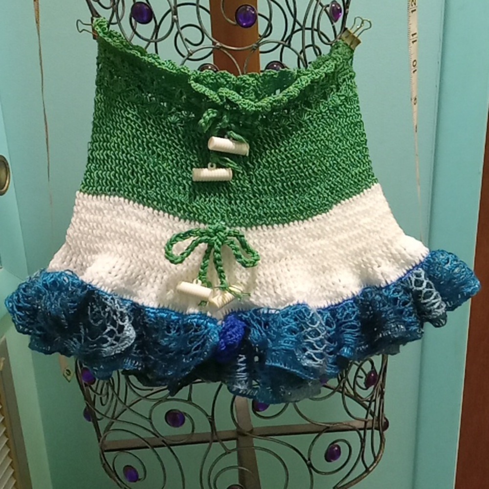 Ruffled String Skirt